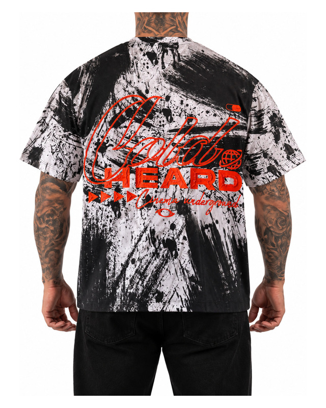 Black & White Wanted Graphic Shirt — model view