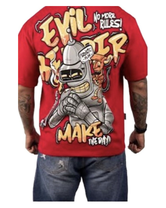 Evil Robot Graphic Shirt — model view