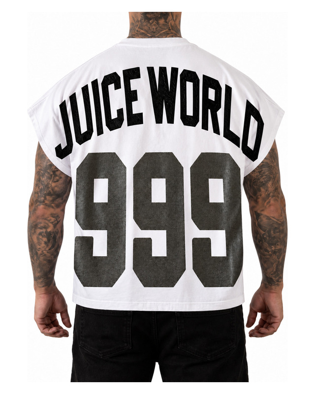 Juice World 999 Graphic Shirt — model view