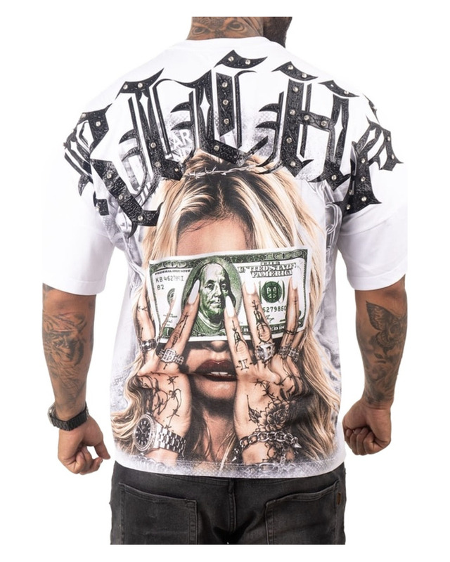 More Cash Graphic Shirt — model view