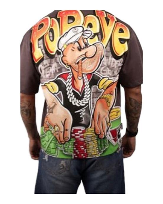 Sailor Poker Graphic Shirt — model view