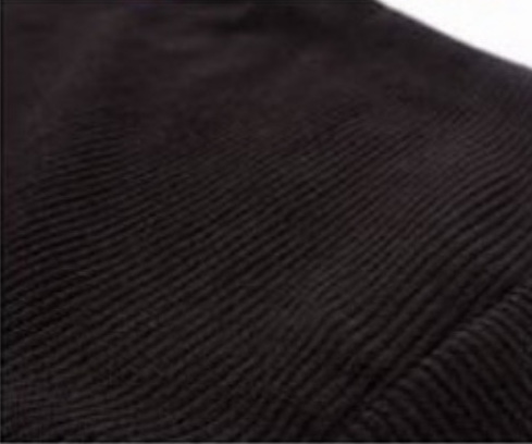Black & White Colorblock Shirt — fabric detail