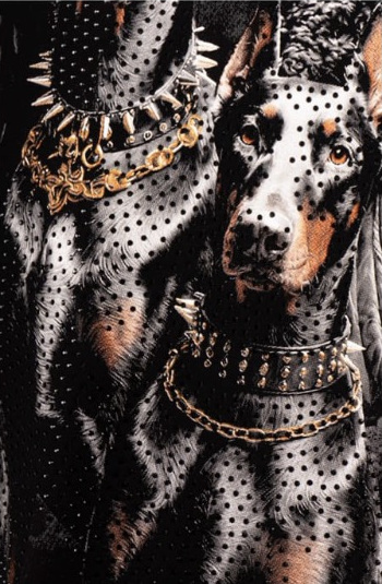 Doberman Graphic Shirt — print detail