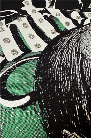 Inflation Mask Graphic Shirt — print detail