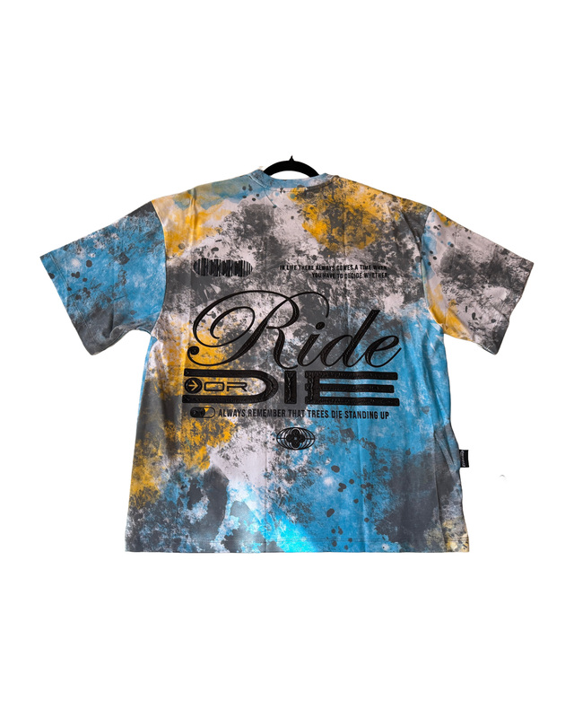 Blue Splash Graphic Shirt — graphic view
