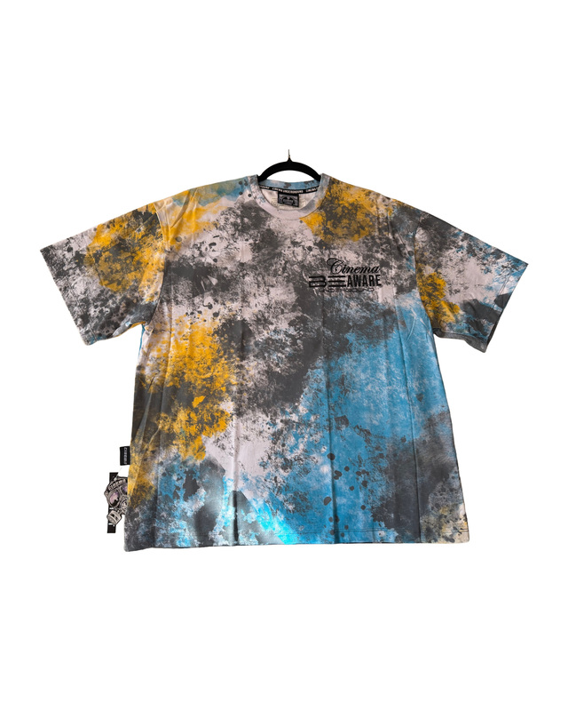 Blue Splash Graphic Shirt — opposite side
