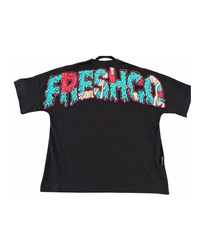 Monster Lettering Graphic Shirt — back