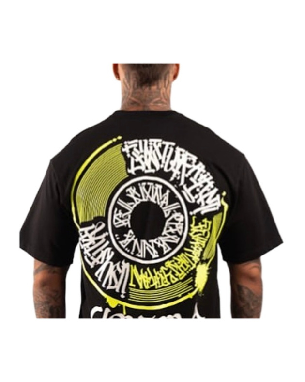 Neon Circle Graphic Shirt — back (partial view)