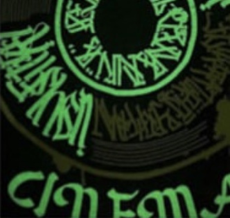 Neon Circle Graphic Shirt — print detail