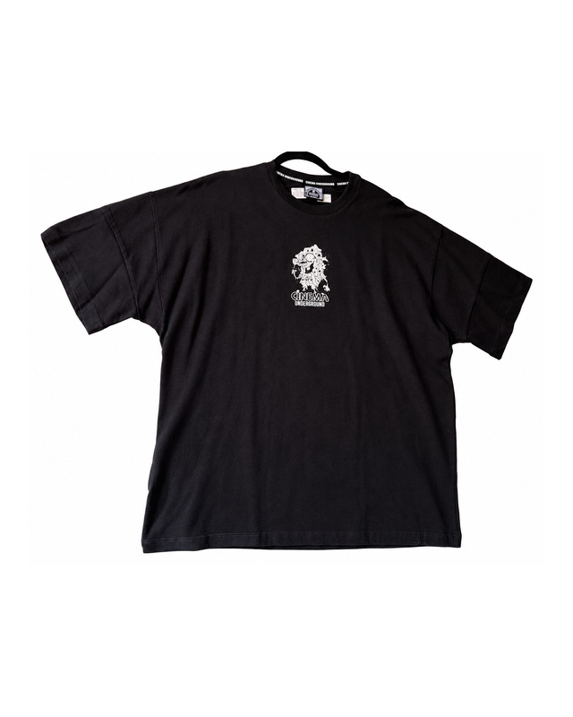 Neon Pink Lettering Graphic Shirt — front