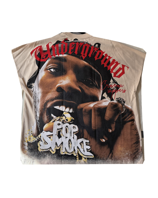 Pop Smoke Portrait Graphic Shirt — back