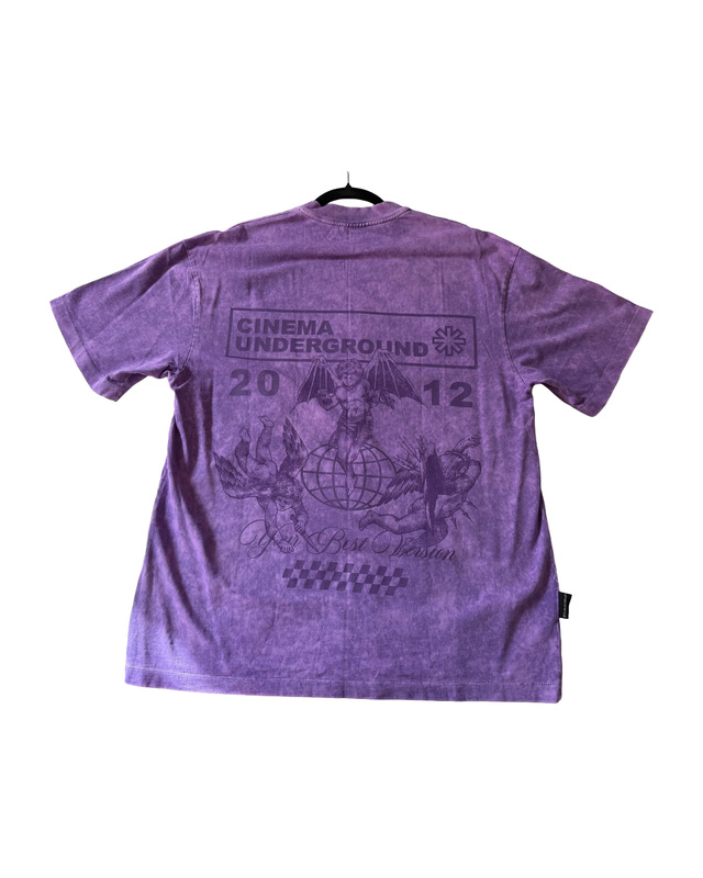 Purple Vision Washed Graphic Shirt — back