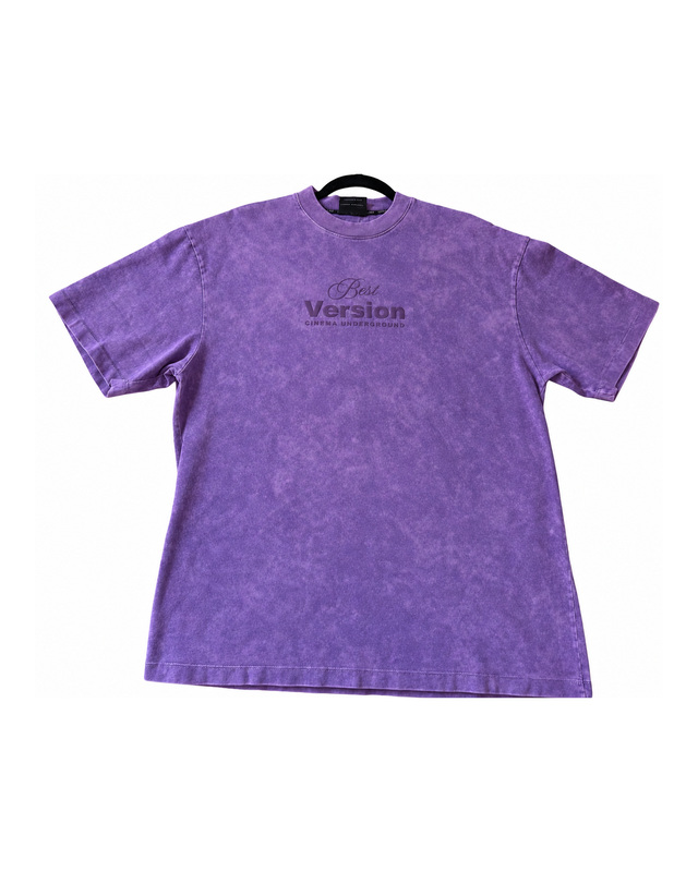 Purple Vision Washed Graphic Shirt — front