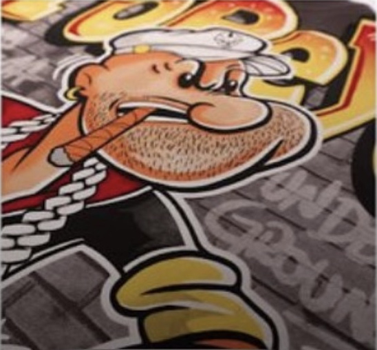Sailor Poker Graphic Shirt — print detail