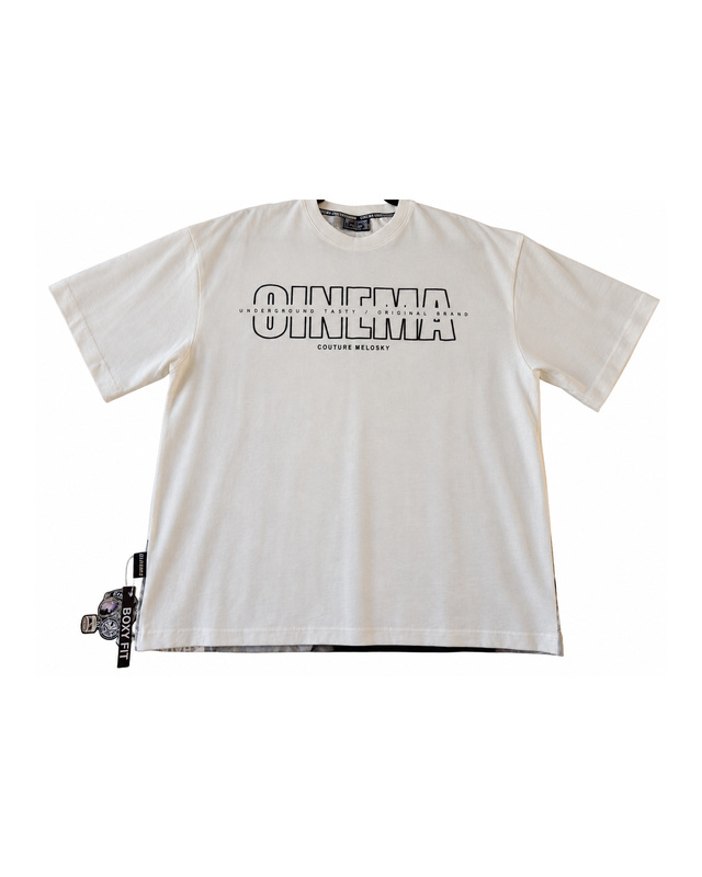 White Portrait Graphic Shirt — front