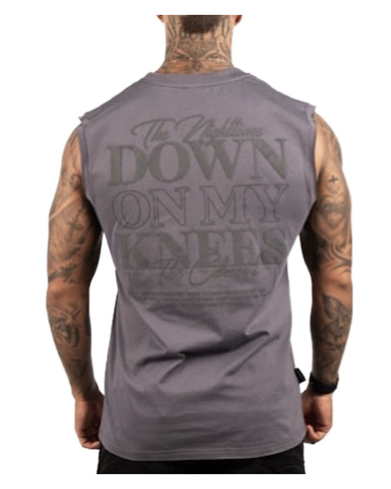 Down on My Knees Sleeveless Shirt — back