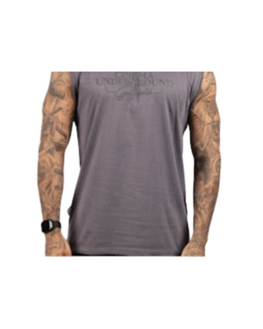 Down on My Knees Sleeveless Shirt — front (partial view)