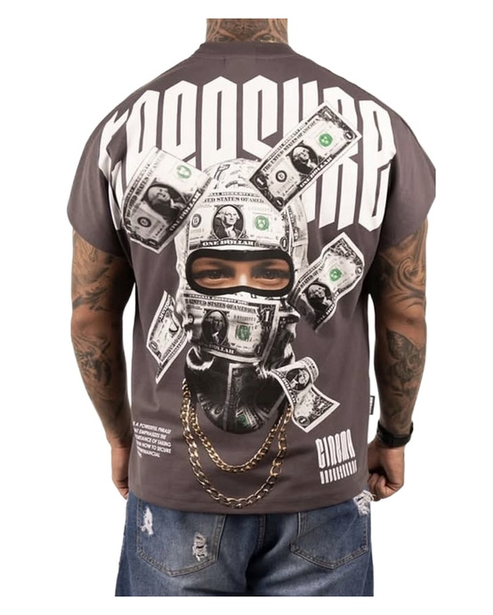 Money Mask Graphic Shirt — back