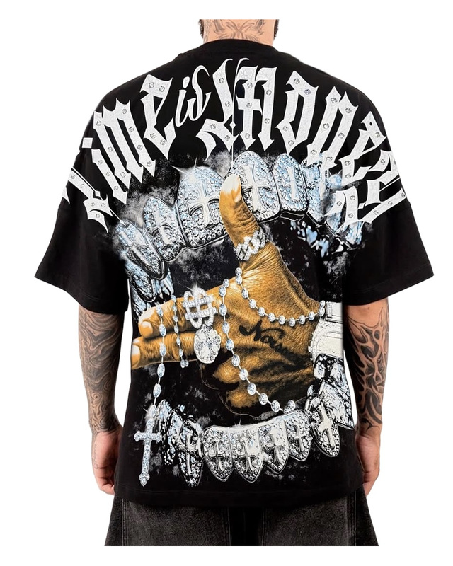 Time Is Money Graphic Shirt — back